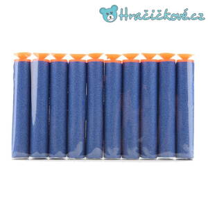 Náhradní náboje (šipky) s příchytkami do pistole Nerf 100 Ks 7.2cm 