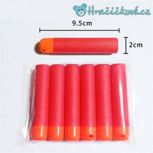 Náhradní náboje (šipky) do pistole Nerf N-Strike Elite Mega 9.5x2cm, 30ks 