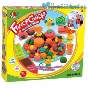 Plastelína / modelína typu Play-Doh s vykrajovátky – Cukroví 