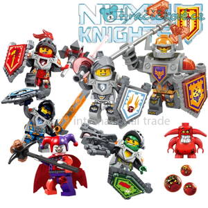 Figurky Nexo knights - 6 ks rytířů (stavebnice typu Lego)