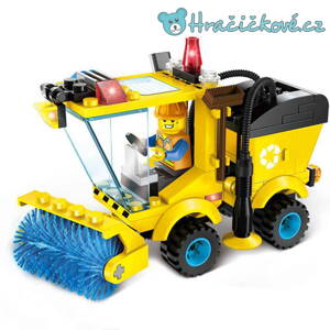 Úklidové vozidlo, 102 dílků (stavebnice typu Lego)
