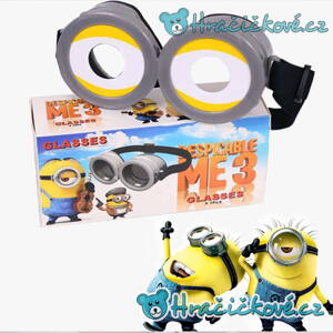 Dětské 3D plastové brýle (maska) Mimoň – s výplní
