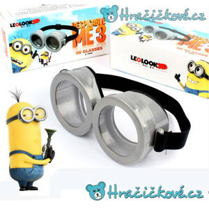Dětské 3D plastové brýle (maska) Mimoň – bez výplně 