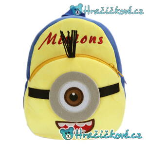 Dětský plyšový batoh (batůžek) s motivem Mimoň - jedno oko