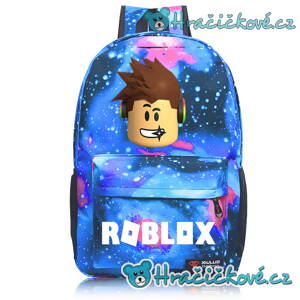 Dětský školní batoh Roblox, výška 42cm - modrý