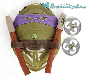 Ninja želva Donatello,  - převlek, krunýř a zbraně (i pro karneval) 