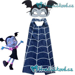 Karnevalový kostým ze seriálu Vampirina, plášť s maskou