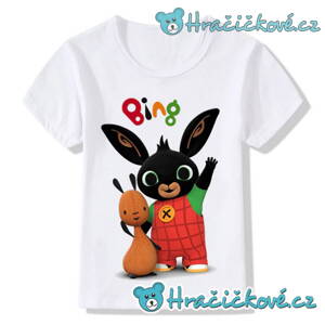 Bílé tričko ze seriálu Králíček Bing