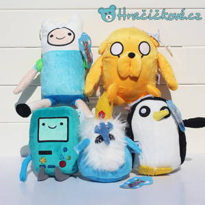 Plyšové hračky z pohádky Čas na dobrodružství (Finn, Jake..)
