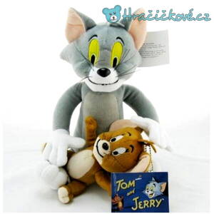 Plyšový Tom a Jerry, set 2ks