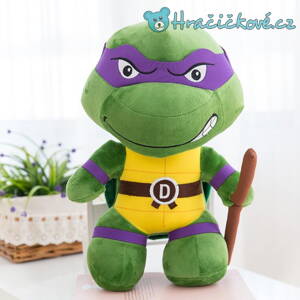 Plyšová Ninja želva 25cm - Donatello