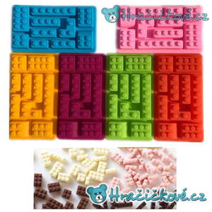 Silikonový formička (forma) na výrobu kostiček „Lego" z ledu nebo čokolády...