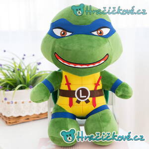 Plyšová Ninja želva 25cm - Leonardo