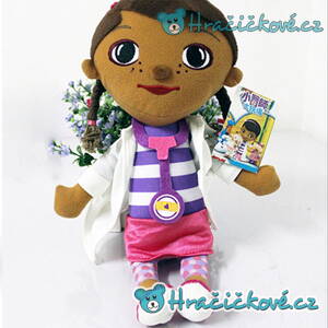 Plyšová Doktorka Plyšáková (Doc Mcstuffins), vel. 28cm 