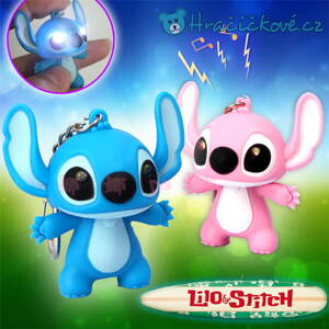 Led klíčenka Stitch z pohádky Lilo a Stitch