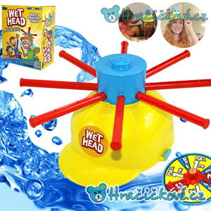 Legrační a vtipná společenská hra Wet Head (vodní ruleta) pro více hráčů