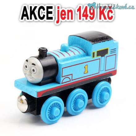 Dřevěné vláčky z pohádky Mašinka Tomáš (Thomas & Friends) - AKČNÍ CENA