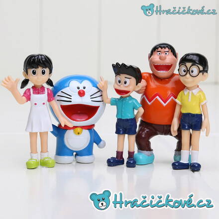 Figurky ze seriálu Doraemon, 5ks