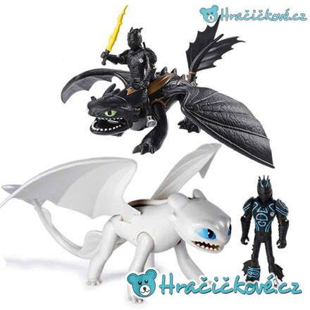 Figurka z filmu Jak vycvičit draka Light Fury / Bezzubka