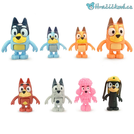 Figurky z pohádky Bluey 8ks