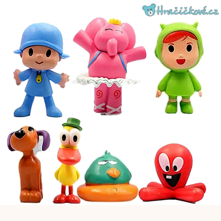 Figurky ze seriálu Pocoyo, 7ks