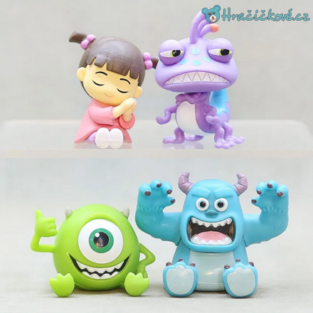 Figurky Příšerek s.r.o. 4 kusů (Monsters University)