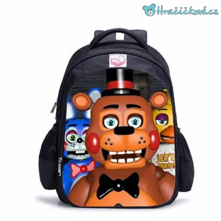 Dětský školní batoh na zip Five Nights at Freddy's, typ 2 (Pět nocí u Freddyho)