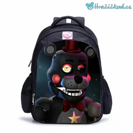 Dětský školní batoh na zip Five Nights at Freddy's, typ 4 (Pět nocí u Freddyho)