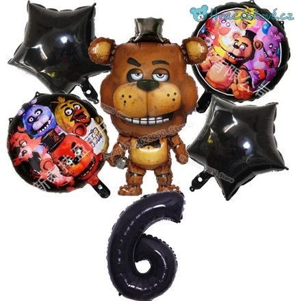 Set foliových balonků Five Nights at Freddy's