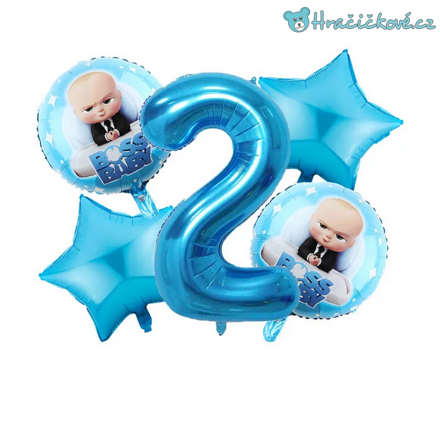 Mimi šéf (The Boss Baby) narozeninový set balonků 5ks