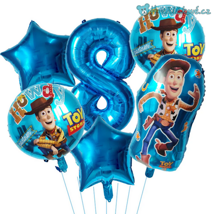 Toy Story narozeninový set balonků 6ks, typ 2