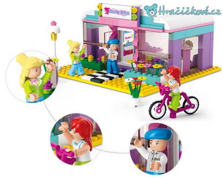 Kadeřnický salon, 243 dílků (stavebnice typu Lego)