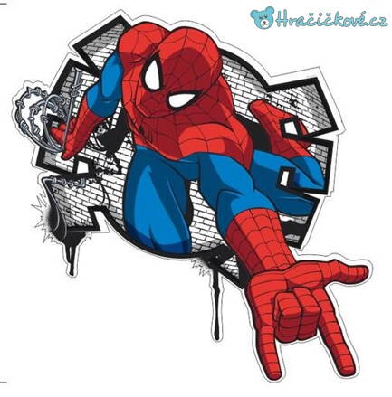 Samolepka Spiderman - velká ruka, vel. 40x42cm