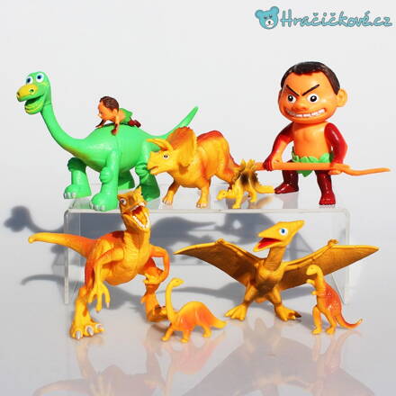 Akční figurky Hodný dinosaurus 8ks