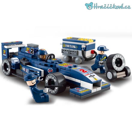 Modrá formule, 196 dílků (stavebnice typu Lego)