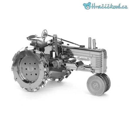 Stavebnice 3D puzzle z kovových dílků - Traktor