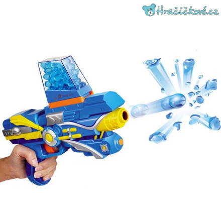 Pistole typu NERF 2v1 na měkké střely nebo kuličky 