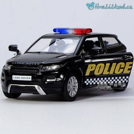 Kovový model Policejního Land Roveru Evoque 1:36