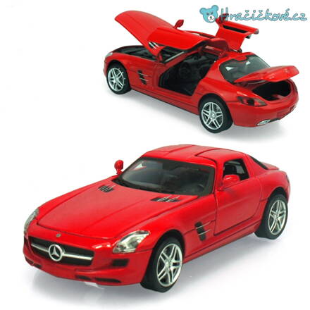 Kovový otevírací model Mercedes SLS 1:32 