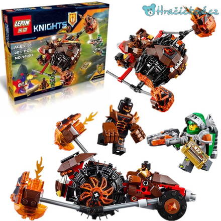 Nexus Knights - Moltorův lávový drtič, 203 dílků (stavebnice typu Lego)
