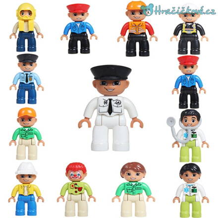 13 kusů figurek Lego Duplo (stavebnice typu Lego)
