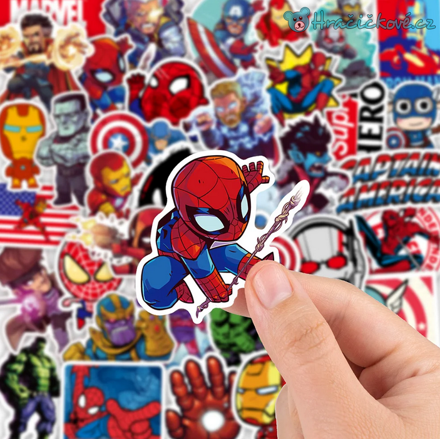 Samolepky 100 ks Marvel (Avengers)