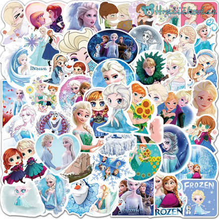 100 ks samolepek Ledové království (Frozen)