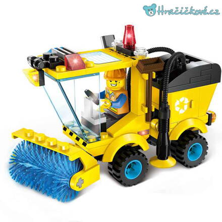 Úklidové vozidlo, 102 dílků (stavebnice typu Lego)