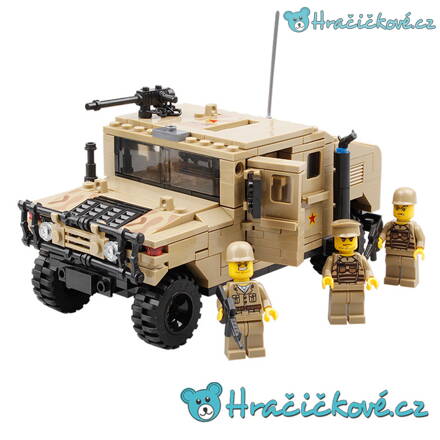 Vojenské vozidlo Hummer H1, 420 dílků (stavebnice typu Lego)