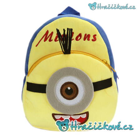 Dětský plyšový batoh (batůžek) s motivem Mimoň - jedno oko