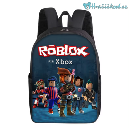 Dětský školní batoh Roblox, výška 42cm - modrý