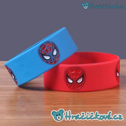 Silikonový náramek Spiderman, 2 barvy