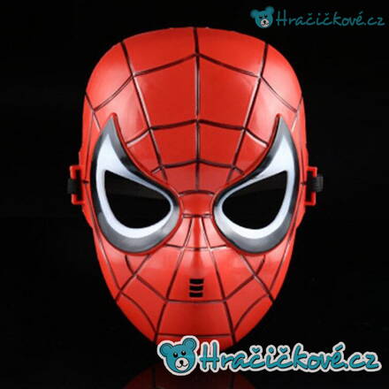 Svítící LED maska Spiderman
