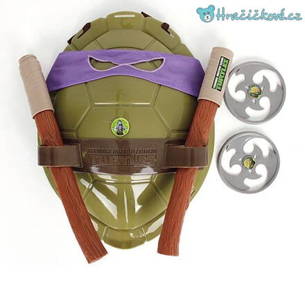 Ninja želva Donatello,  - převlek, krunýř a zbraně (i pro karneval) 